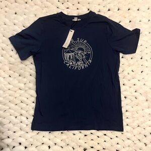 Big Sur California Navy Kids Tee